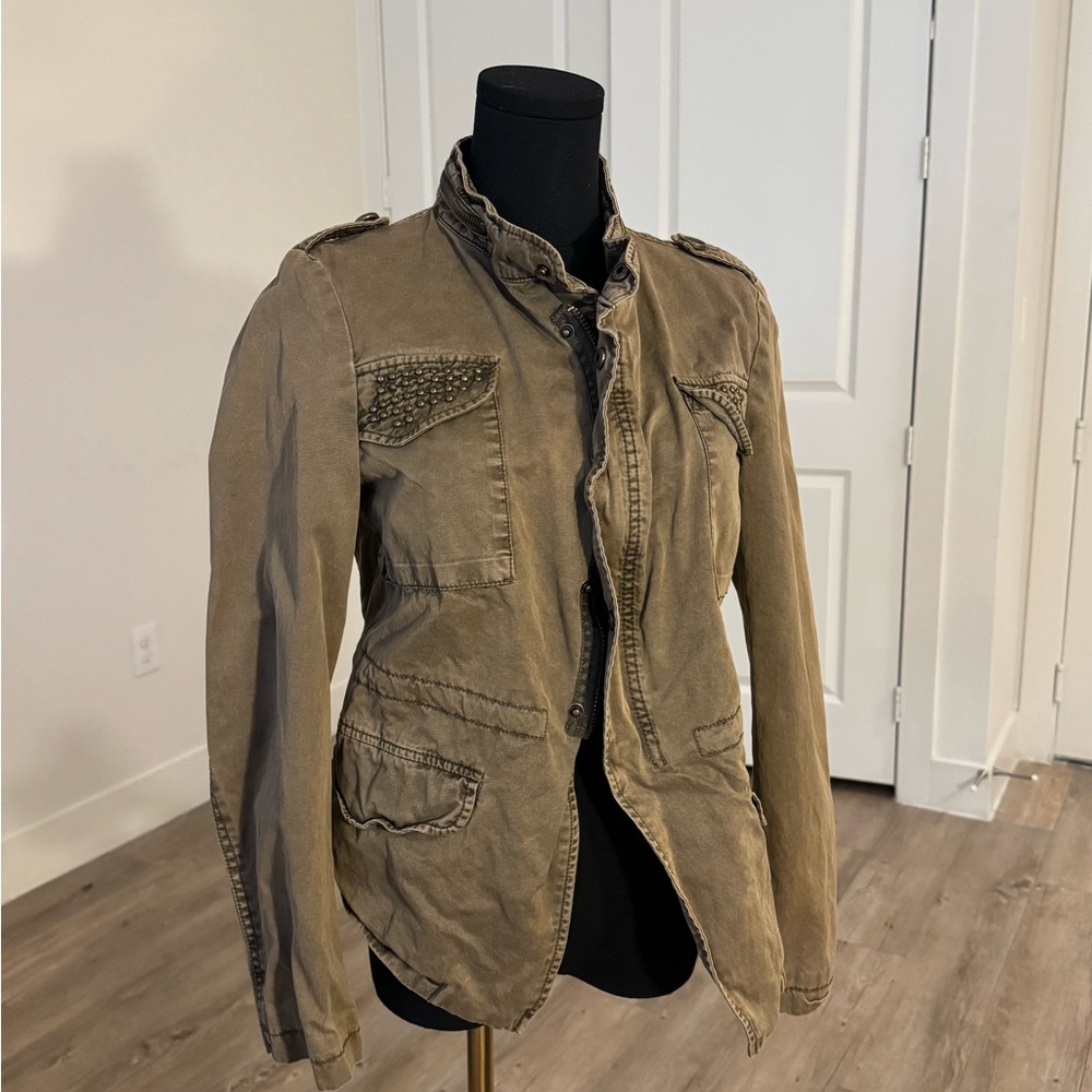 Zara Women's Tan Utility Jacket